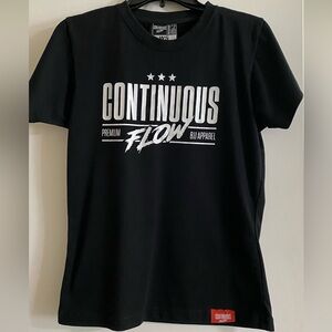 Continuous Flow Graphic Tee in Black and White